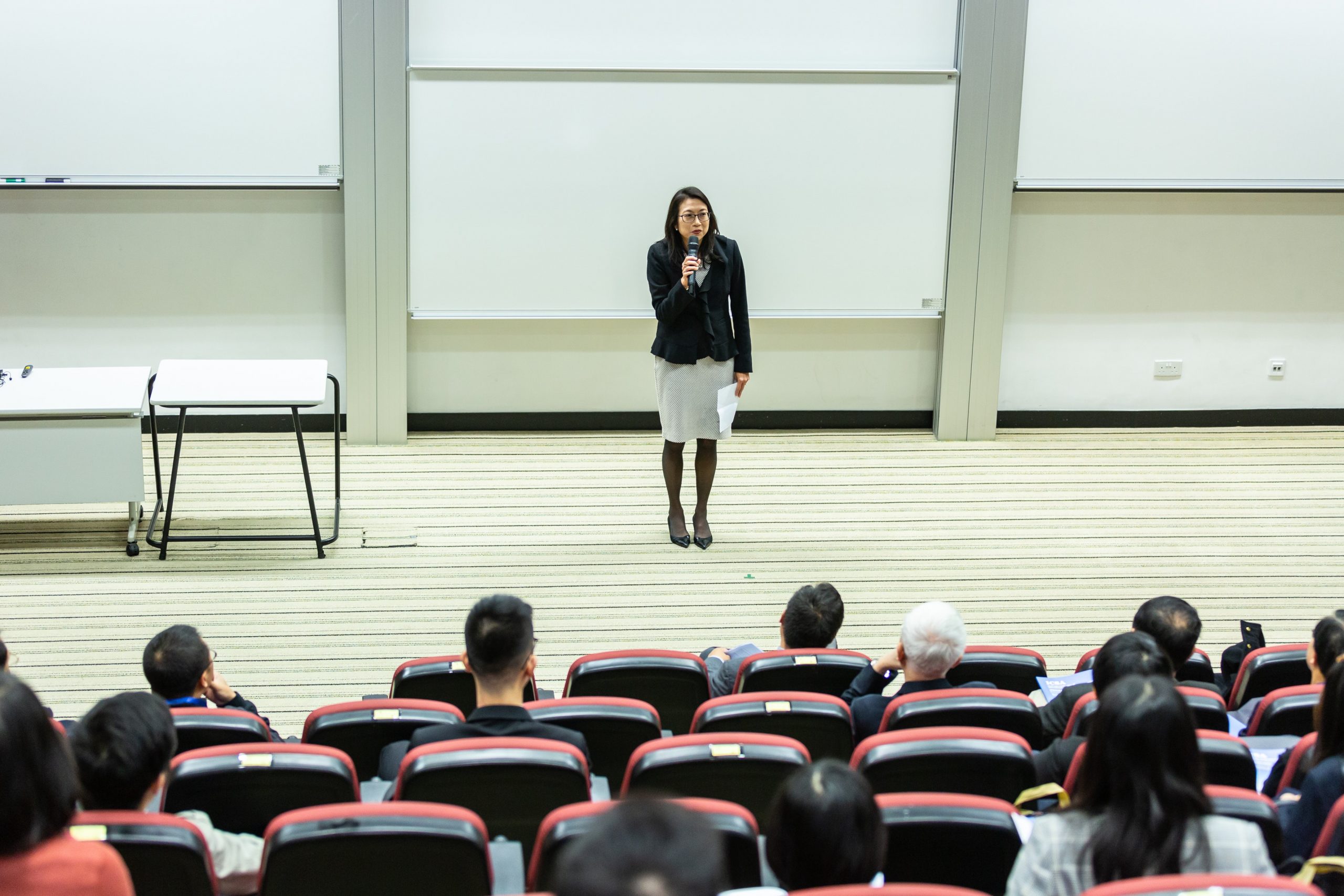Korean language school classroom lesson
