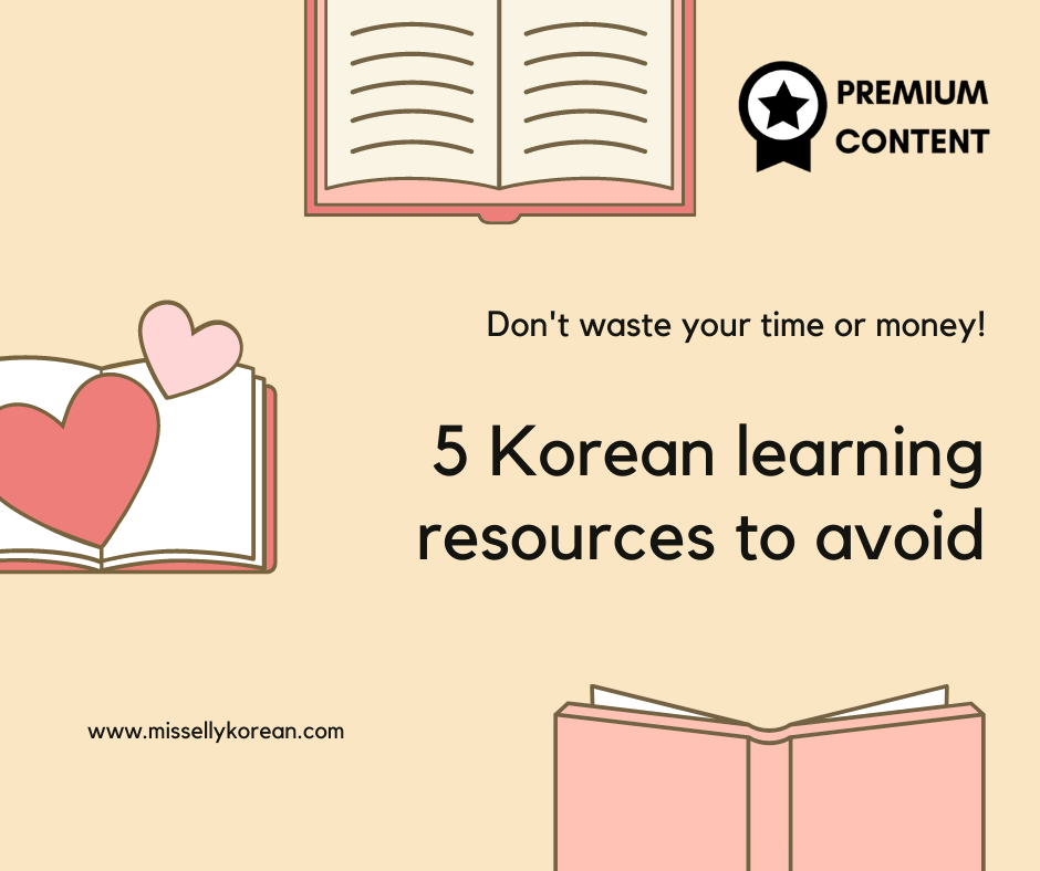 5 Korean Learning Resources you should avoid