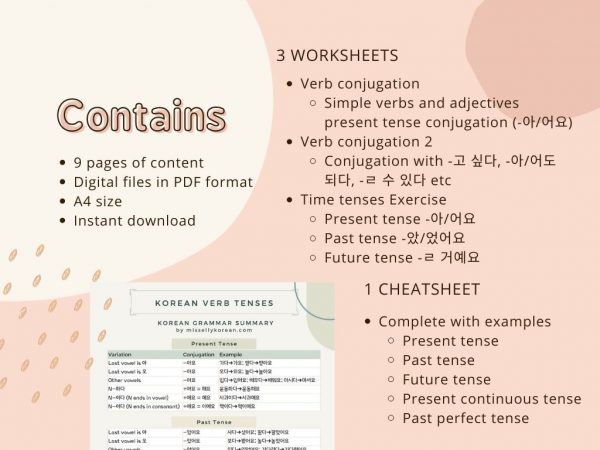 Korean verb conjugation